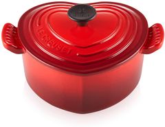 noi gang lecreuset heart casserole cerise 20cm