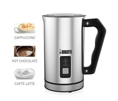 may danh sua bialetti aluiminum electric milk frother mau bac