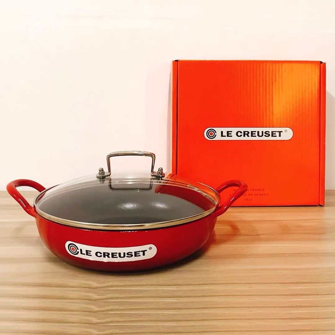 chao gang le creuset 26cm nap kinh