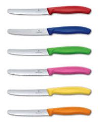 set dao 6c victorinox 11cm swiss classic coltello tavola set 6 colori 6 7839 6g