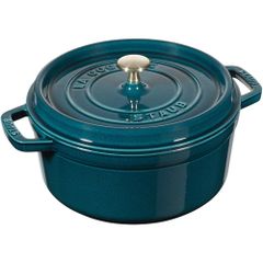 noi gang staub la cocotte 40510 593 0 size 20cm mau xanh duong dam