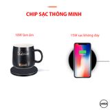 Cốc nhiệt thông minh tích hợp sạc nhanh không dây - 52 Love