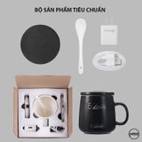 Cốc nhiệt thông minh tích hợp sạc nhanh không dây - 52 Love