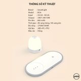 Đèn ngủ tích hợp sạc NHANH không dây Smartlight - W34