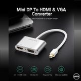 Hub chuyển đổi đa năng Mini DP to HDMI + VGA Ugreen 20421