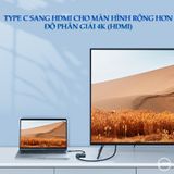 Hub chuyển đổi đa năng Type C to HDMI + VGA Ugreen (50317)