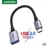 Cáp chuyển đổi OTG USB-C to USB 3.0 Ugreen 15cm (70889)