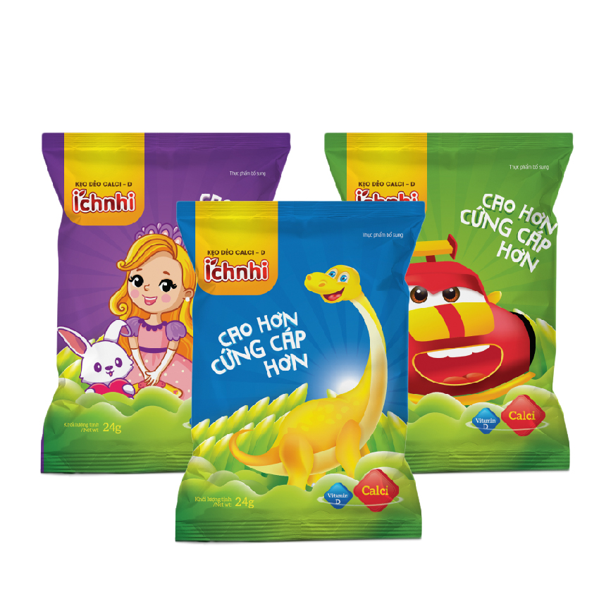 Kẹo dẻo Calci D Ích Nhi 24gr