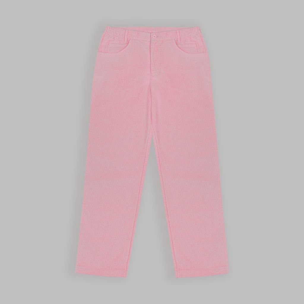 Quần Corduroy Straight // Pink