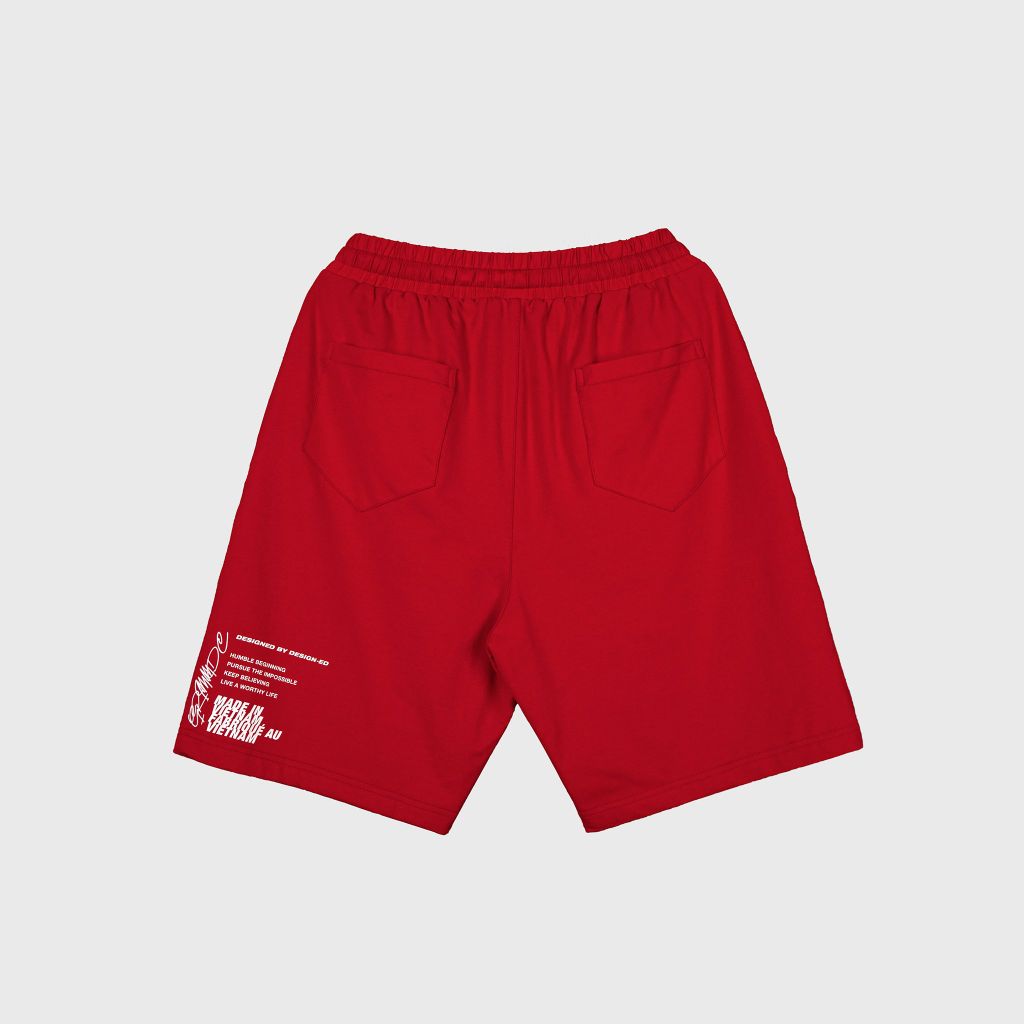 Worthy life shorts // Adrenaline Red