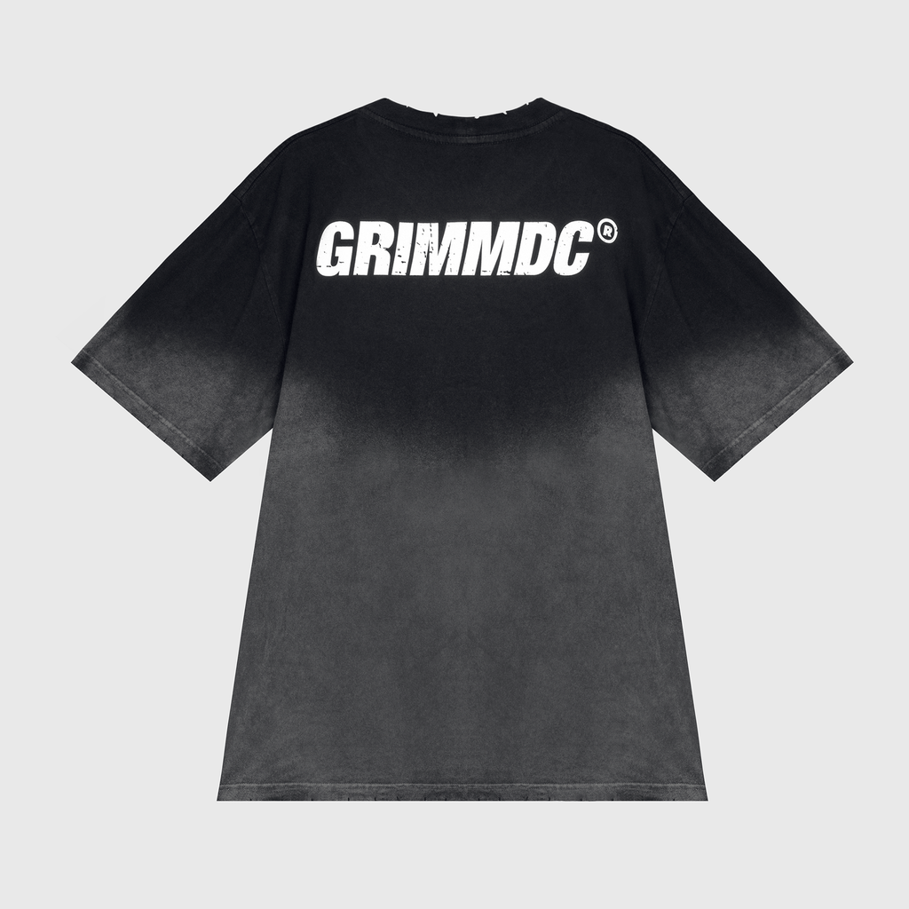 Grimm DC Signature Destroyed collection | Áo thun Contrast // Black-grey