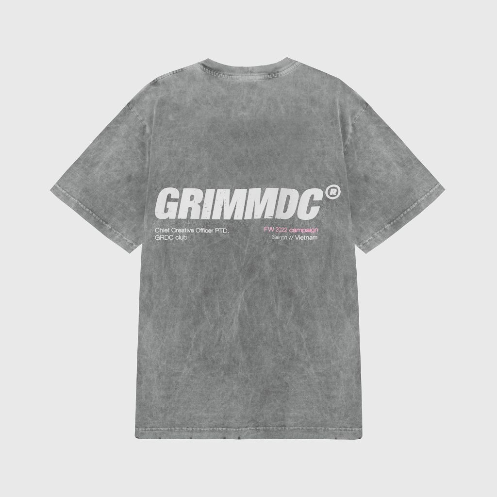 Grimm DC Signature Destroyed collection | Áo thun CCO PTD. // Grey