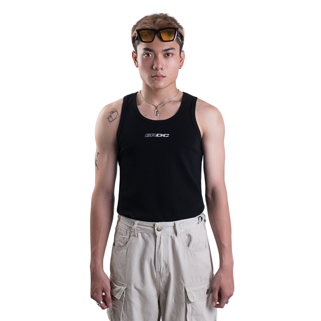 Sporty tanktop // regular fit // Black