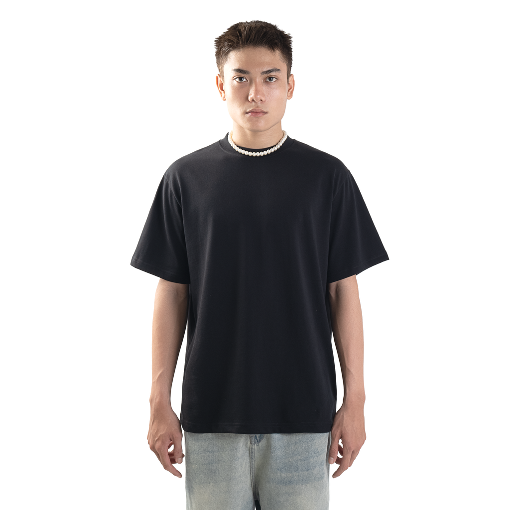 Áo thun trơn Fresh tee // Black