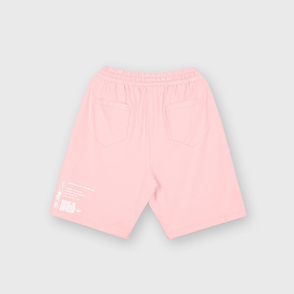 Worthy life shorts // Pink