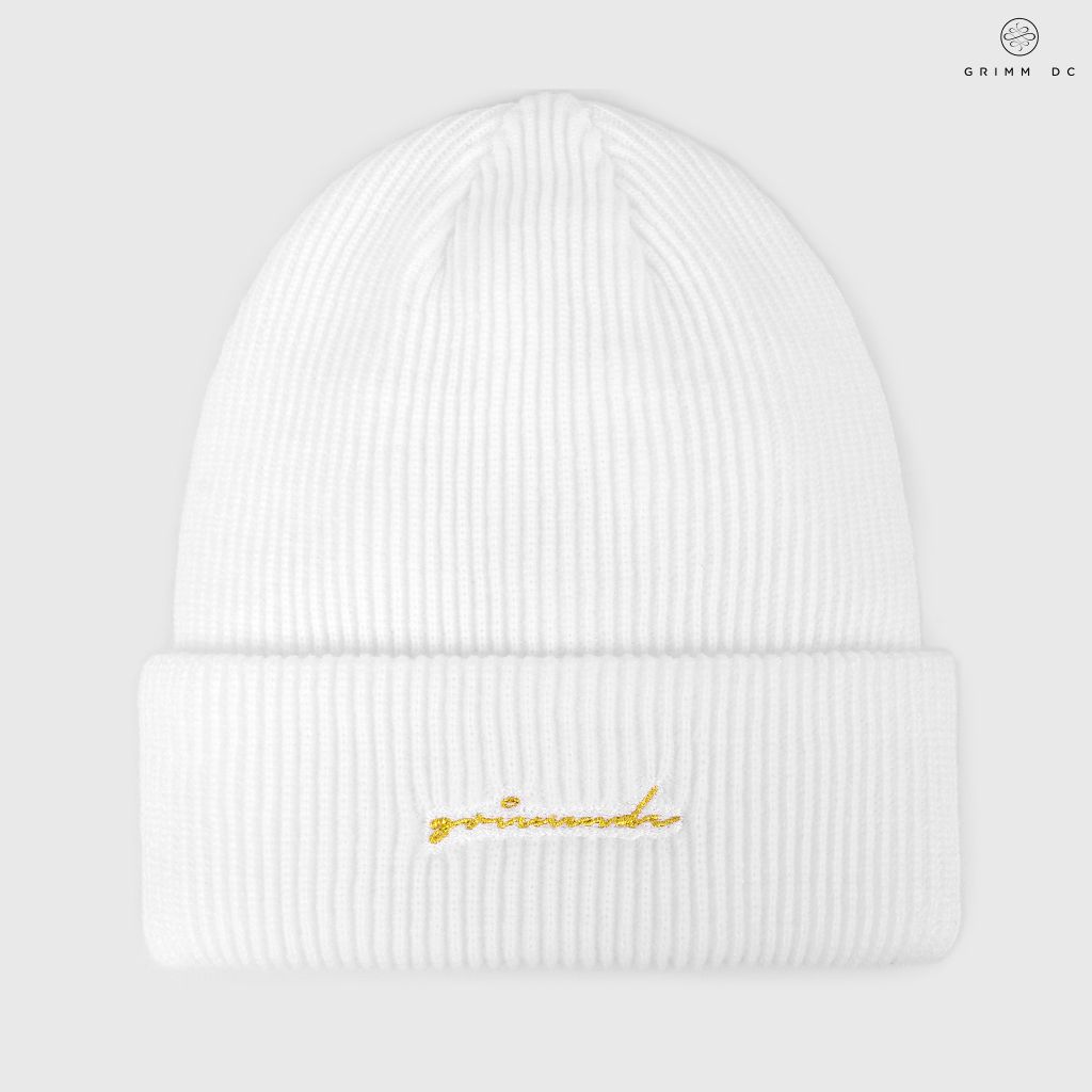 High-top beanie | White