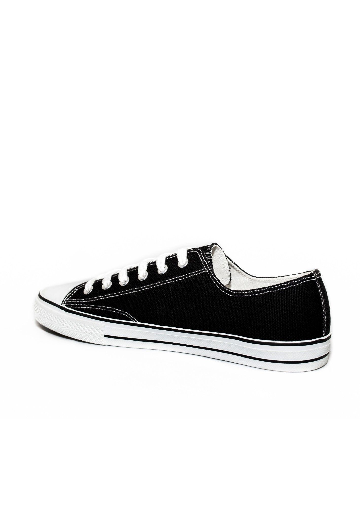 Giày sneaker basic nam đen