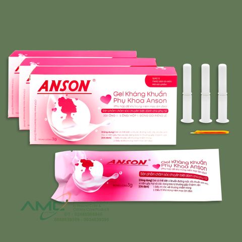 Gel kháng khuẩn phụ khoa nano bạc  Anson