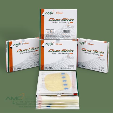 DUO-SKIN Hydrocolloid dressing (Thin) 10x10cm (Băng dán Duo -Skin Hydrocolloid 10x10cm)