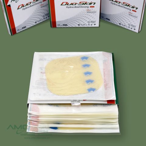 DUO-SKIN Hydrocolloid dressing (Thin) 10x10cm (Băng dán Duo -Skin Hydrocolloid 10x10cm)