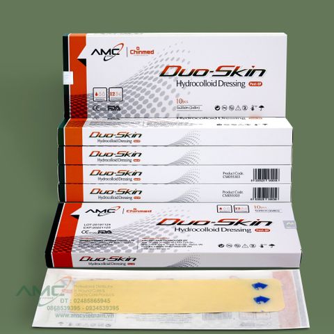 DUO-SKIN Hydrocolloid dressing (Post-OP) 5x20cm (Băng dán Duo-Skin Hydocolloid 5x20cm)