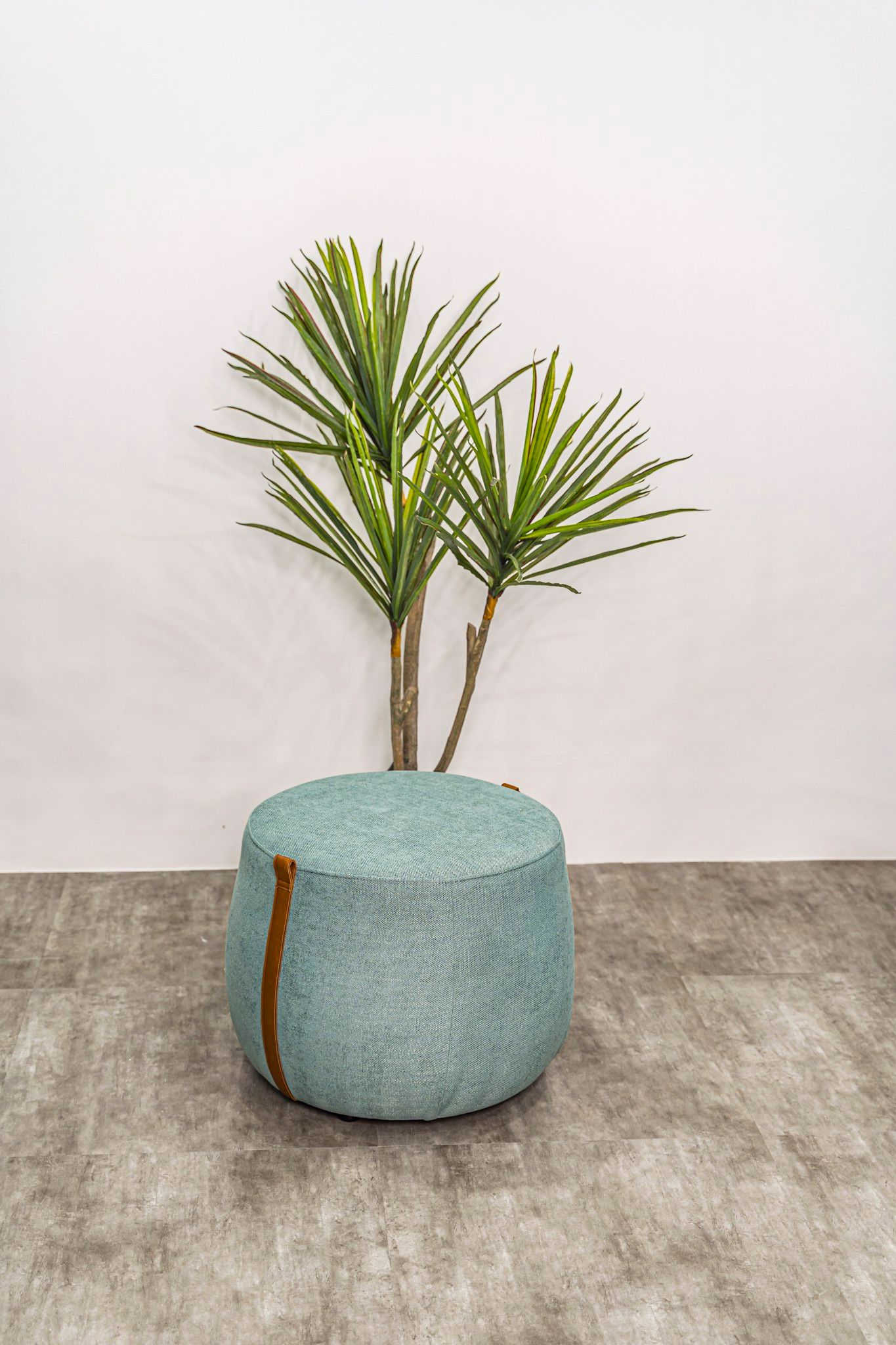 Ghế Đôn Barrel - Màu Xanh Ngọc