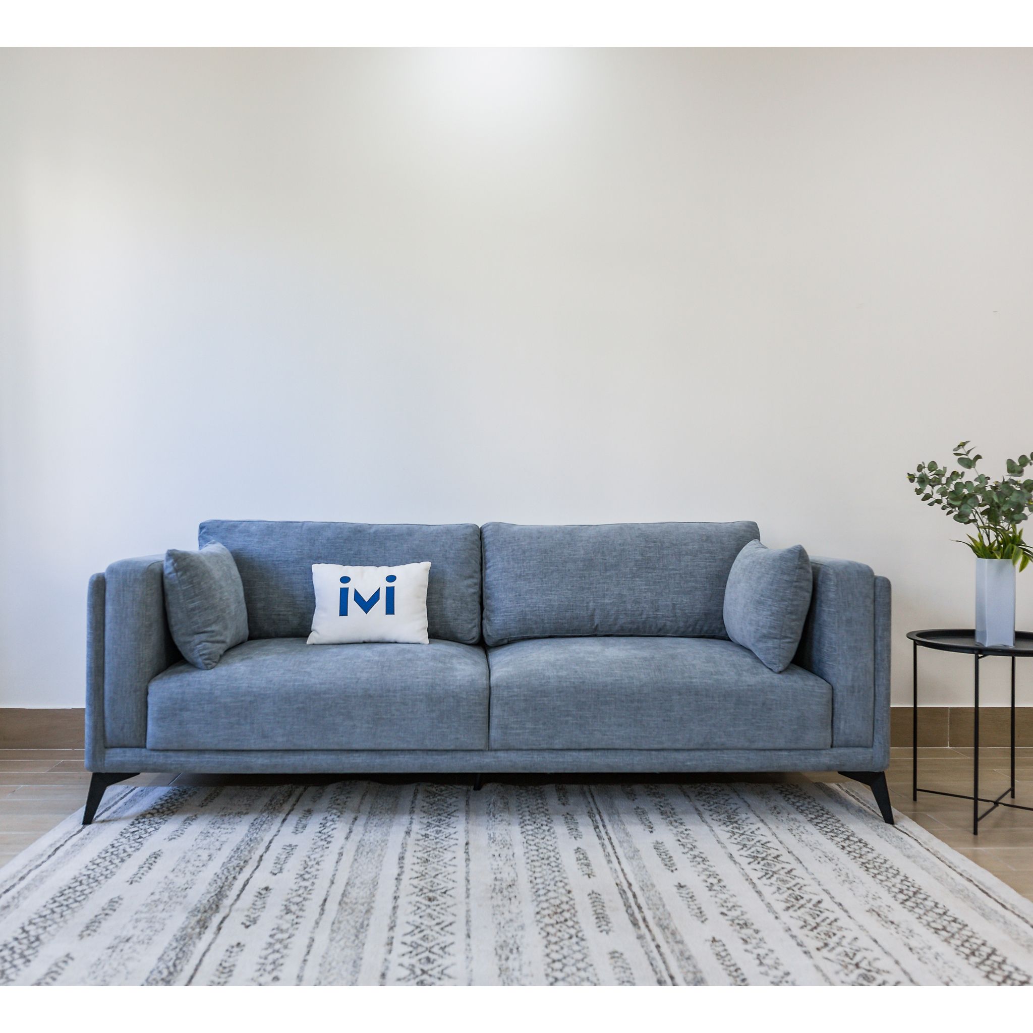  Sofa Calm, 3 Chỗ Ngồi, Màu Xám 