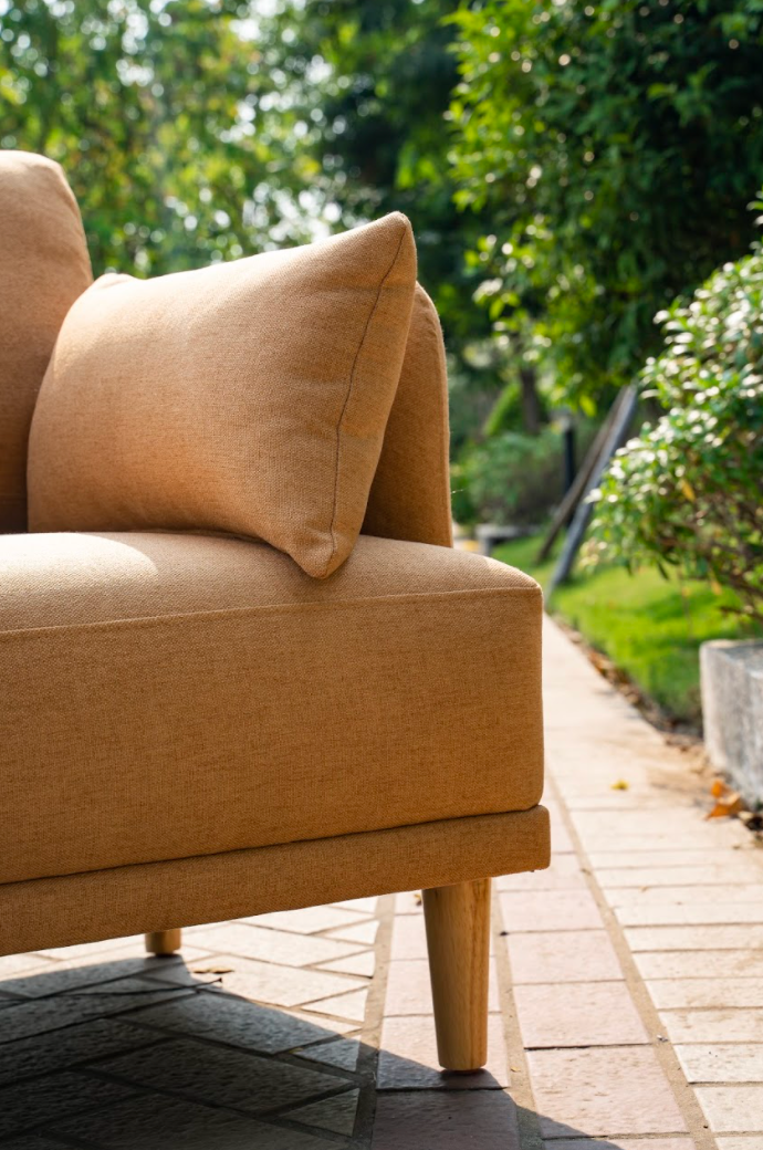 Sofa Con Voi, 3 Chỗ Ngồi, Màu Cam Đất