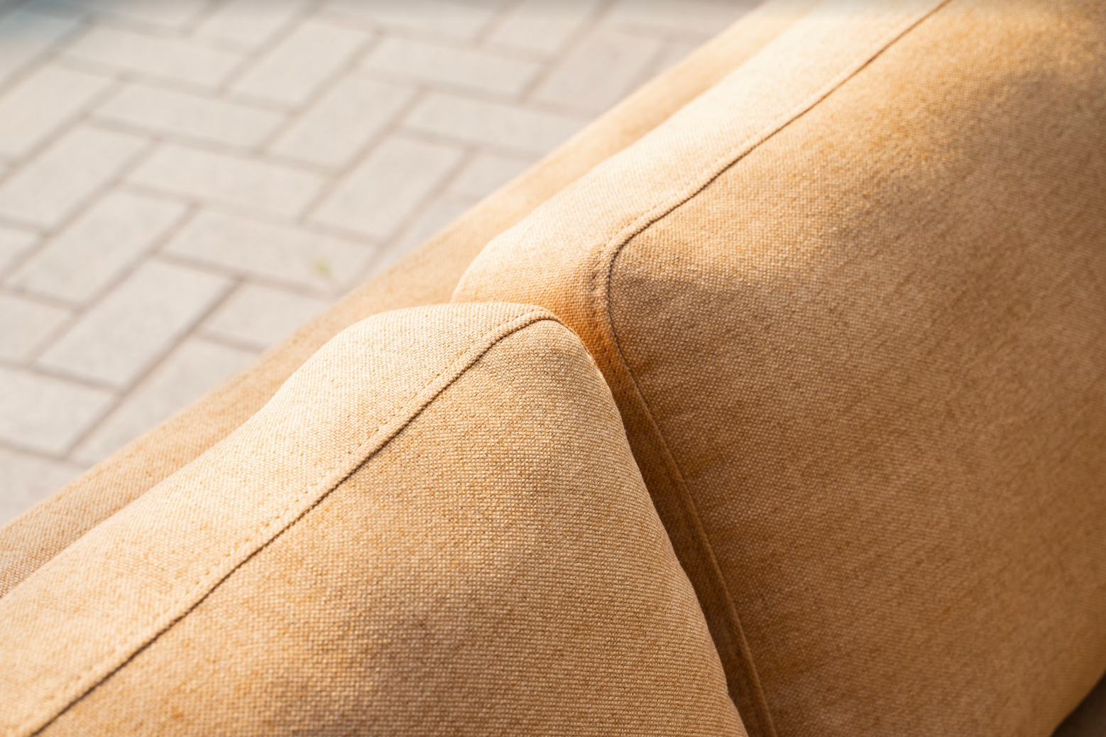 Sofa Con Voi, 3 Chỗ Ngồi, Màu Cam Đất