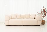  Sofa Hanava, 3 Chỗ Ngồi, Màu Trắng 