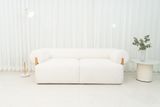  Sofa Gemma, 3 Chỗ Ngồi, Màu Trắng 