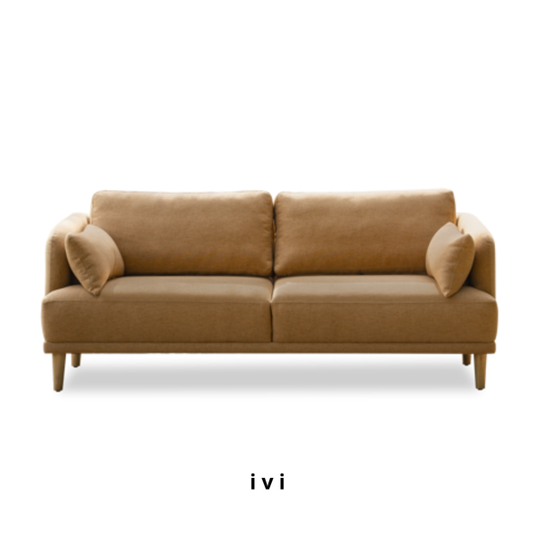  Sofa Con Voi, 3 Chỗ Ngồi, Màu Cam Đất 