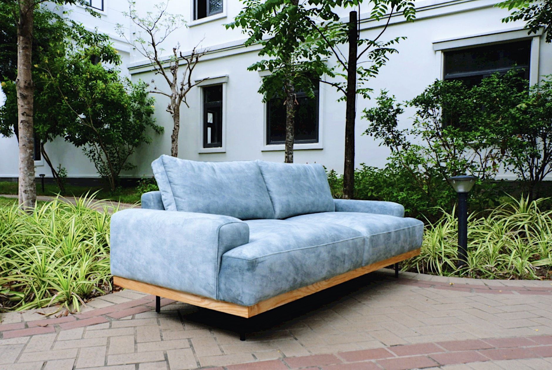 Sofa Flying Carpet, 3 Chỗ Ngồi, Màu Xanh Rêu