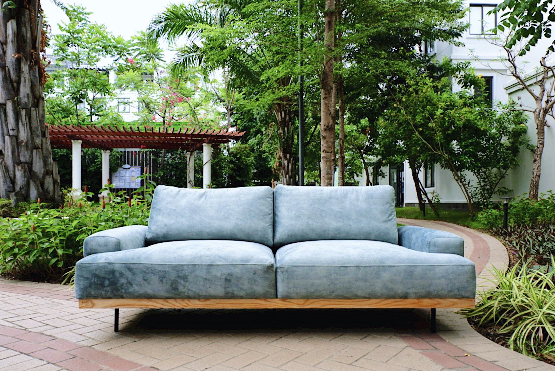 Sofa Flying Carpet, 3 Chỗ Ngồi, Màu Xanh Rêu