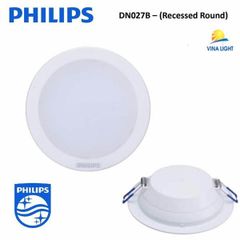 Đèn led âm trần 7W D95 600lm DN027B Philips