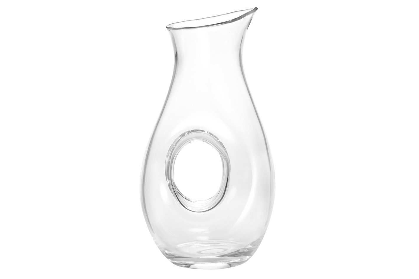 Lean and Elegant Decanter with A Hole