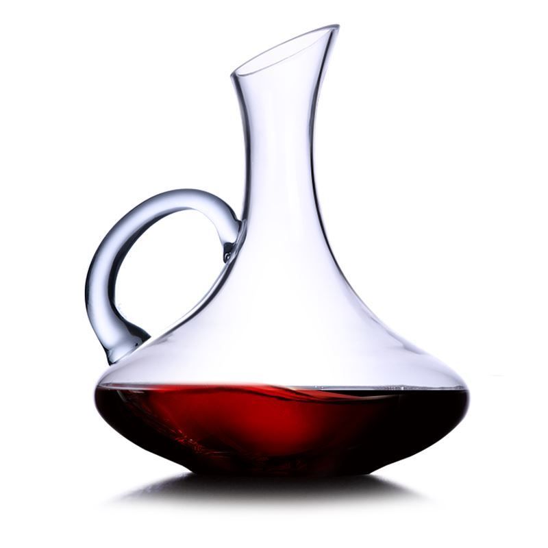 Crystal Wine Decanter with Handle (Decanter có quai cầm)