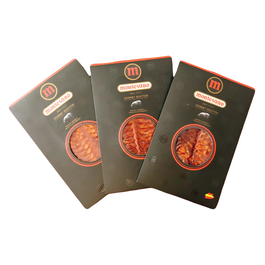 Chorizo Iberian – Xúc xích cay Iberico Cebo muối cắt lát 100g