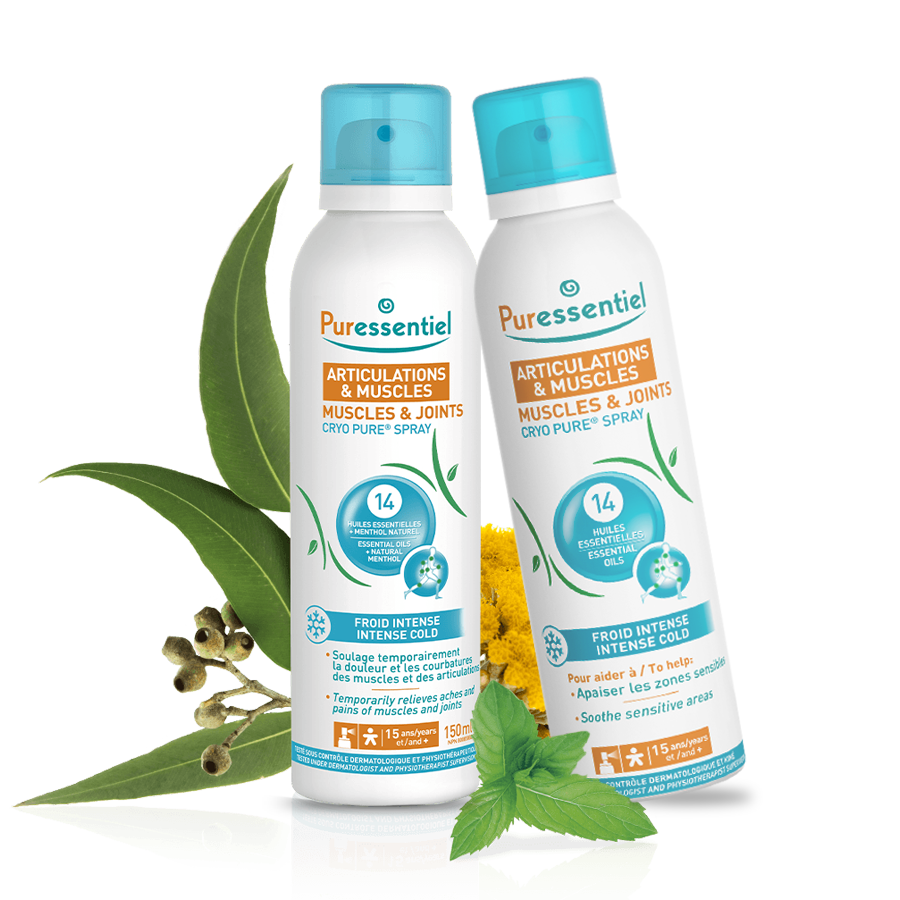 Xịt Giảm Đau Mát Lạnh Cơ & Khớp Puressentiel - Muscles & Joints Cryo Pure Spray 150 ML