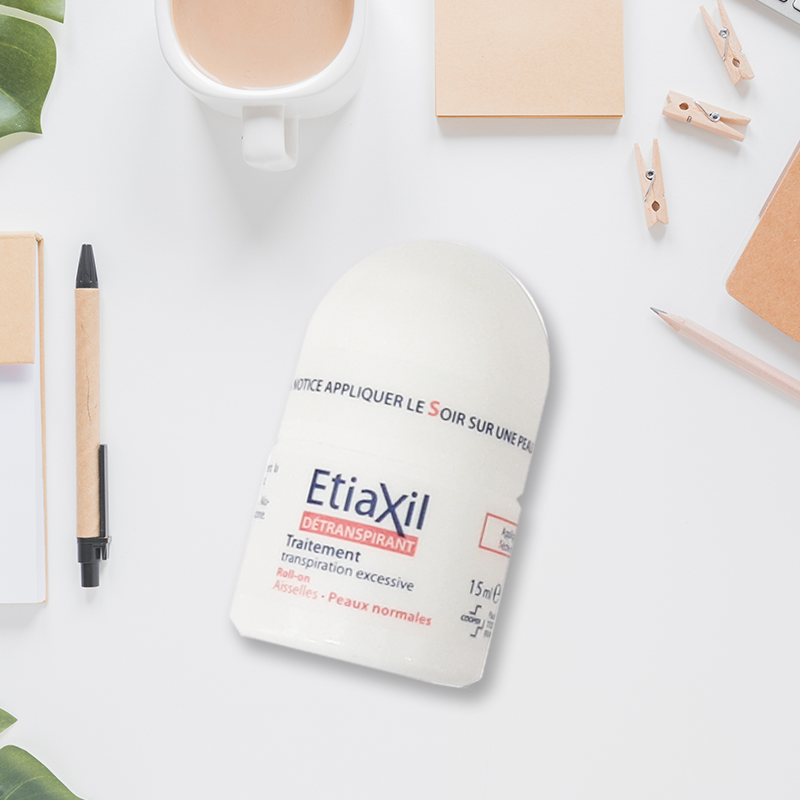 Etiaxil DÉTRANSPIRANT Traitement transpiration excessive Aisselles Peaux normales 15ML - ETIAXIL DÒNG ĐẶC TRỊ - LĂN KHỬ MÙI VÀ CHỐNG MÙI ĐẶC TRỊ DÀNH CHO DA THƯỜNG