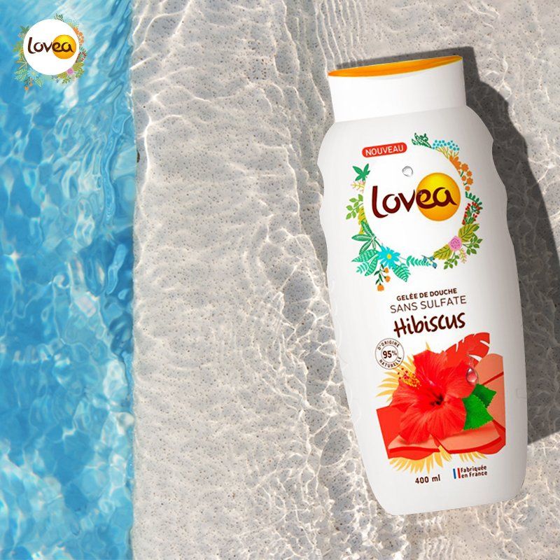 Gel Tắm Lovea Hoa Dâm Bụt 400ML