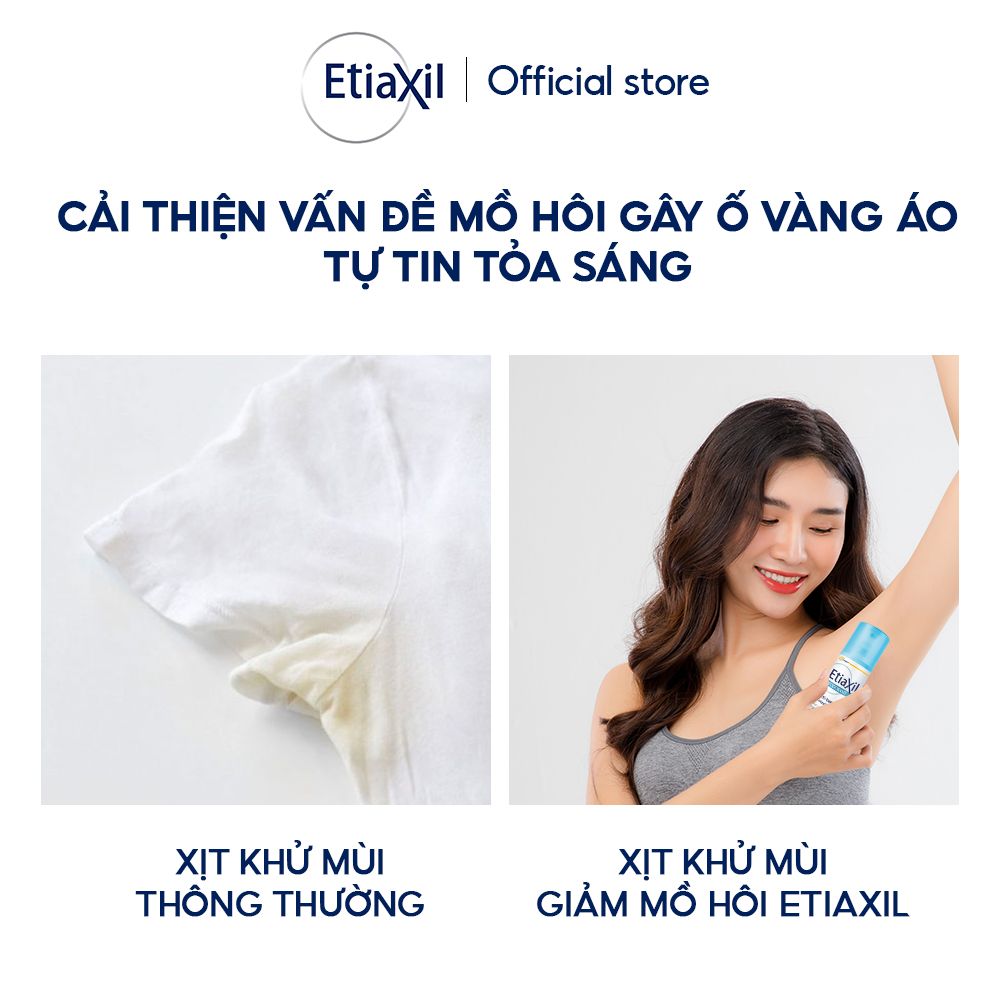 ETIAXIL DEODORANT ANTI-TRANSPIRANT 48H Peaux Sensibles vaporisateur 100ml -ETIAXIL DÒNG HÀNG NGÀY - KHỬ MÙI DẠNG XỊT DÀNH CHO NAM NỮ