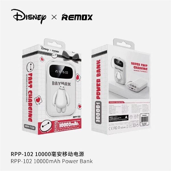 Pin Dự Phòng Disney Remax RPP 102 10000mAh Kèm Dây (sl5-10)