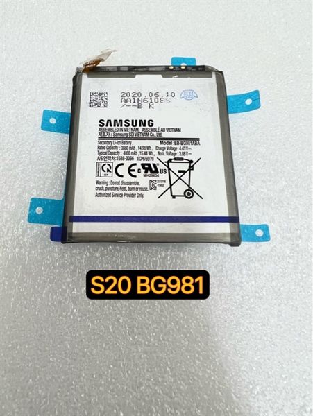 Pin Samsung S20 / EB- BG981ABA Zin CTY