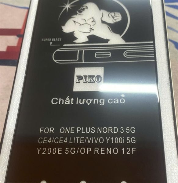 21 Cường Lực Piko: OP Reno 12F/ One Plus Nord 3 5G/CE4/CE4 lite/Vivo Y 100i 5G/Y 200E 5G