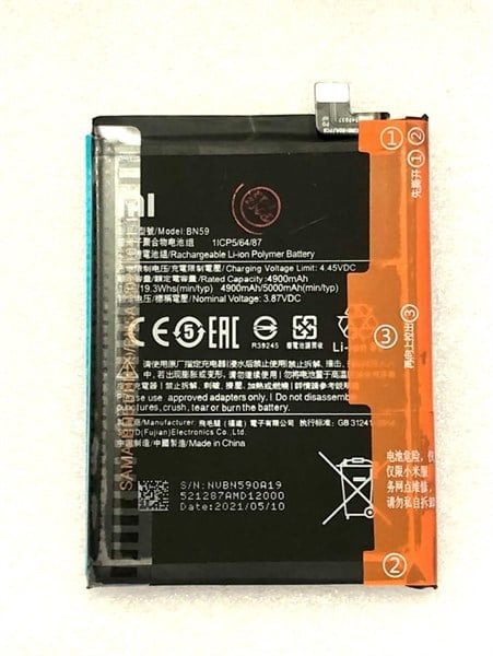 Pin Xiaomi BN59 / Redmi Note 10 / Redmi Note 10s 5000mAh