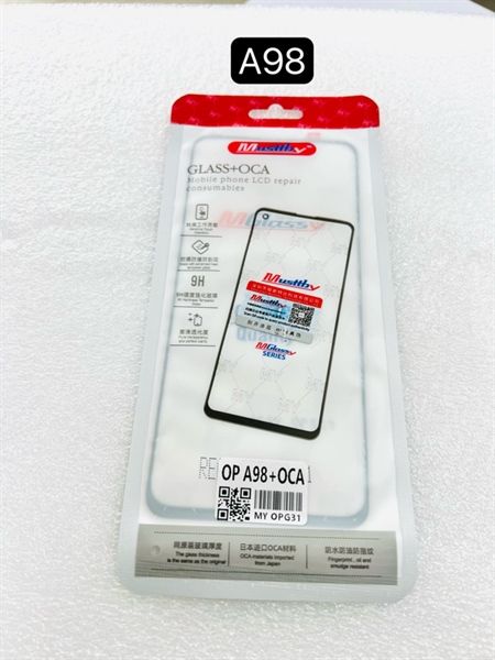 Kính Liền Keo Oppo A98 Đen