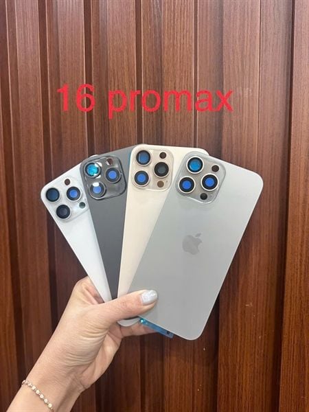 Lưng Iphone 16 Pro Max Zin - Đen Titan (+ Cam + sạc không dây )