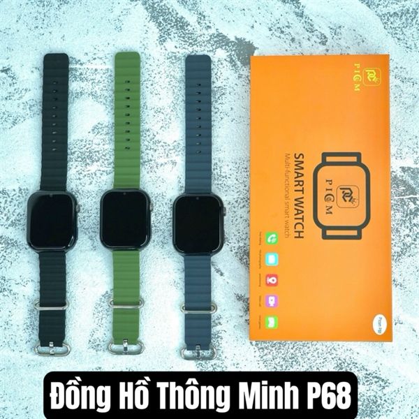 Đồng Hồ Thông Minh Picom P68 (Gắn Sim Định Vị, gọi video, lướt face, tiktok, chơi game...)