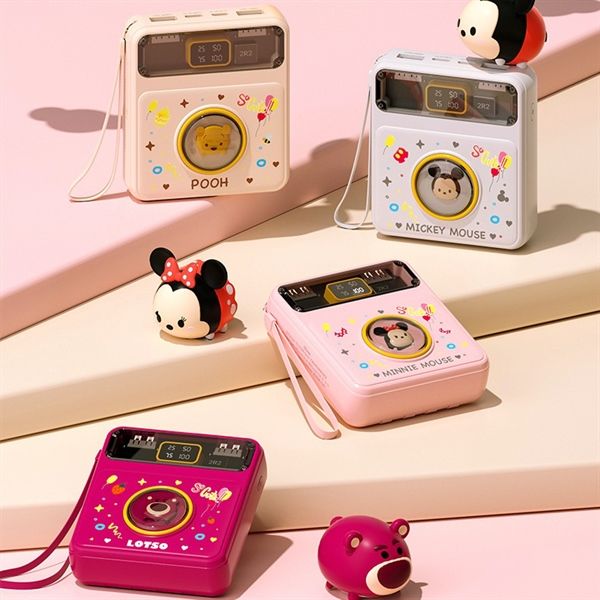 Pin Dự Phòng Disney TD09 10000mAh 3 Đầu Sạc